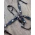 Cayuse Black set / crocodile 001 western kantár és szügyelő szett