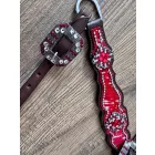 Cayuse Red set 001 western kantár és szügyelő szett