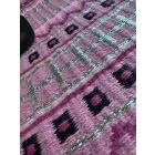 Cayuse Arctic Love jégkék-fehér western show blanket (bemutató alátét) 86x106 cm