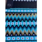 Cayuse Freak Turquoise türkizkék-mintás western show blanket (bemutató alátét) 79x97 cm