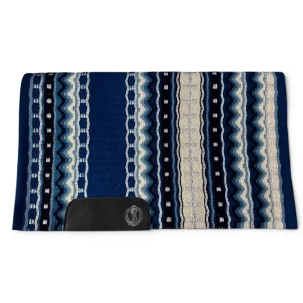 Cayuse SnowingNight Creme fekete-krém western show blanket (bemutató alátét) 79x97 cm