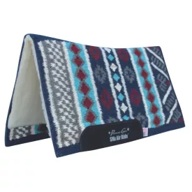   Comfort-Fit SMx Air Ride Western Pad | Vision Navy/Wine 3/4" x 33" x 38"