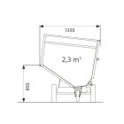 Trágyakonténer 2,3 m³ 