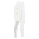 Női slim fit leggings mikro mesh betétekkel