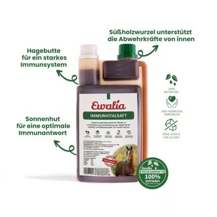 EWALIA Immune vitality folyadék – az egészséges immunrendszerért - 1 L