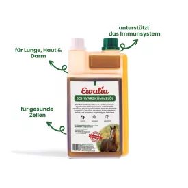  EWALIA Feketeköményolaj lovaknak - Egyiptomi feketeköményből