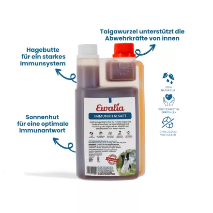 EWALIA Immunerősítő folyadék kutyák számára (500 ml)