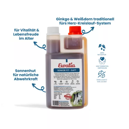 EWALIA Senior Fit idős kutyák számára (500 ml)