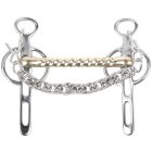 Harry's Horse Liverpool egyenes réz szájrészű 2 lyukas zabla