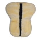 HKM Style nyeregemelő, valódi bárányszőr - fekete