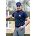 HKM Derby férfi lovagló póló - XL, sötétkék