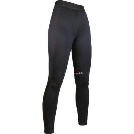 HKM Sports térdnél szilikonos leggings - 122/128, sötétkék