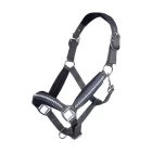 HKM Berry kötőfék - Cob, fekete/rosegold
