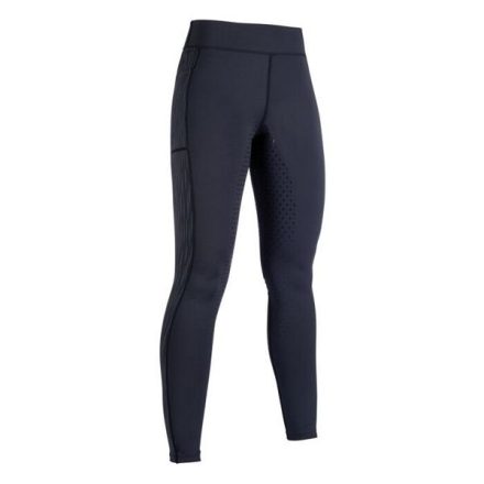 HKM Flow Reflective teli szilikonos lovagló leggings - 32/34, fekete