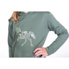 HKM Judy gyermek kapucnis lovagló pulóver - 110/116