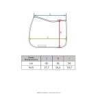 HKM Funny Horses Hearts 2 az 1-ben nyeregalátét