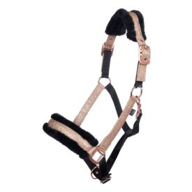 HKM Rosegold Glitter kötőfék - Full, rosegold