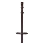 HKM Sophie bőrből készült kantárszár gumival - Cob, fekete