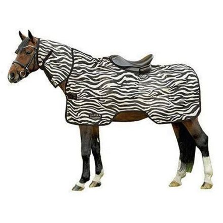 Hkm Légytakaró lovagláshoz - Zebra - - 105 cm, fehér/fekete