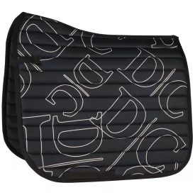 Denici Cavalli Stardust Design nyeregalátét-FEKETE