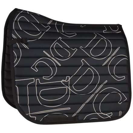 Denici Cavalli Stardust Design nyeregalátét-FEKETE