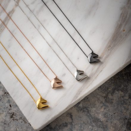 Sterling ezüst Morgan ló medálos nyaklánc