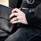 Sterling ezüst patkószög gyűrű