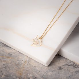 14 karátos arany „Horses” nyaklánc