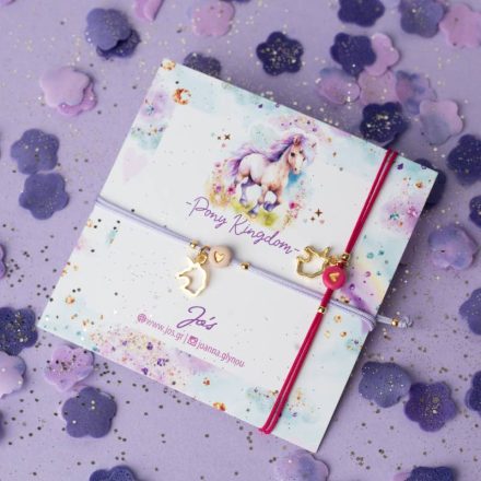 Apró unikornis fém karkötő