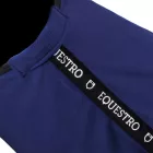 Equestro X FISE polár takaró elülső zárral-SÖTÉT/VILÁGOSKÉK