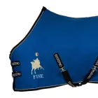 Istállótakaró gofriszövetből Equestro X FISE-SÖTÉT/VILÁGOSKÉK