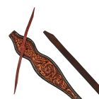 POOL'S Western szár virágmintás dombornyomással