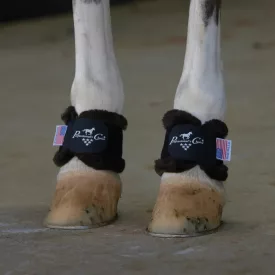   Professional's Choice | Pastern Wrap Faux Fleece | Fekete
