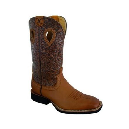 Twisted X Ruff Stock női western csizma- virágos mintával - 36, Twisted X Ruff Stock