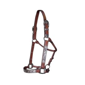   Westernwelt veretes bőr show kötőfék és láncos vezetőszár