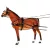 Zilco Classic Pony egyes fogathám csúszó hátszíjjal (Fekete)