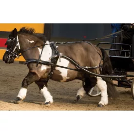   Zilco SL Small Pony egyes fogathám csúszó hátszíjjal (Fekete)