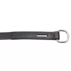Zilco D-gyűrűs és bújtatós végű hámfej (vonószár) – 25 mm / 145 cm (Fekete)