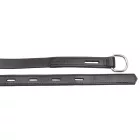 Zilco D-gyűrűs és bújtatós végű hámfej (vonószár) – 25 mm / 145 cm (Fekete)