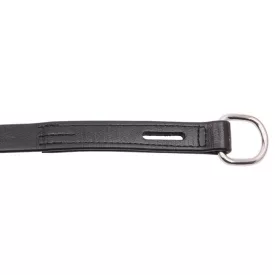   Zilco D-gyűrűs és bújtatós végű hámfej (vonószár) – 25 mm / 130 cm (Fekete)