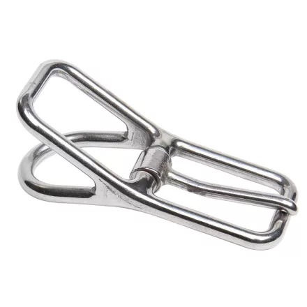 Zilco csatos kombinált hámfej-összekötő – 25 mm / 9,5 cm (Rozsdamentes)