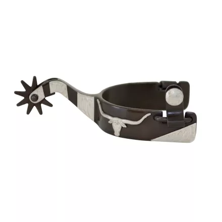 Zilco T Longhorn antikolt nagy western sarkantyú (párban)