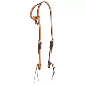 Zilco Roughout Buckstitched Egyfüles Kantár