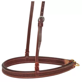   Zilco Rosewood „Spider Stamp” mintás bőr western orrszíj - 31 mm