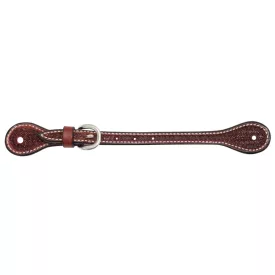   Zilco Rosewood „Spider Stamp” mintás bőr unisex sarkantyúszíj - 16 mm (párban)