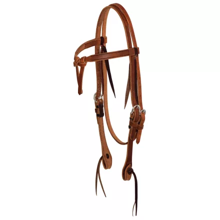 Zilco Harness Leather Tie Front Browband Kantár