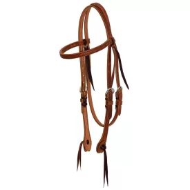 Zilco Harness bőr cowboy csomós homlokszíjas kantár