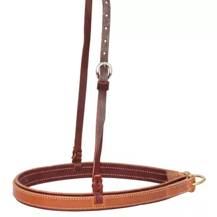 Zilco Harness Leather rátétes bőr western orrszíj - 31 mm