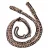 Zilco csomózott fonott zsinóros western szár - Homokszínű/Fekete (19 mm x 2,44 m)