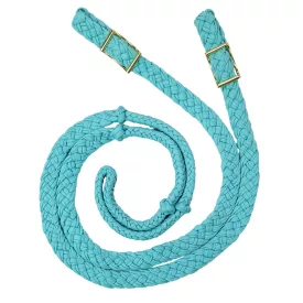   Zilco csomózott fonott zsinóros western szár - Türkiz (19 mm x 2,44 m)